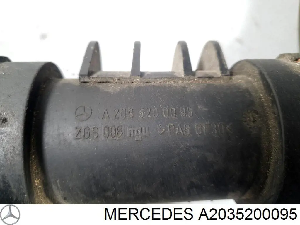 A2035200095 Mercedes Mangueira (cano derivado) de intercooler