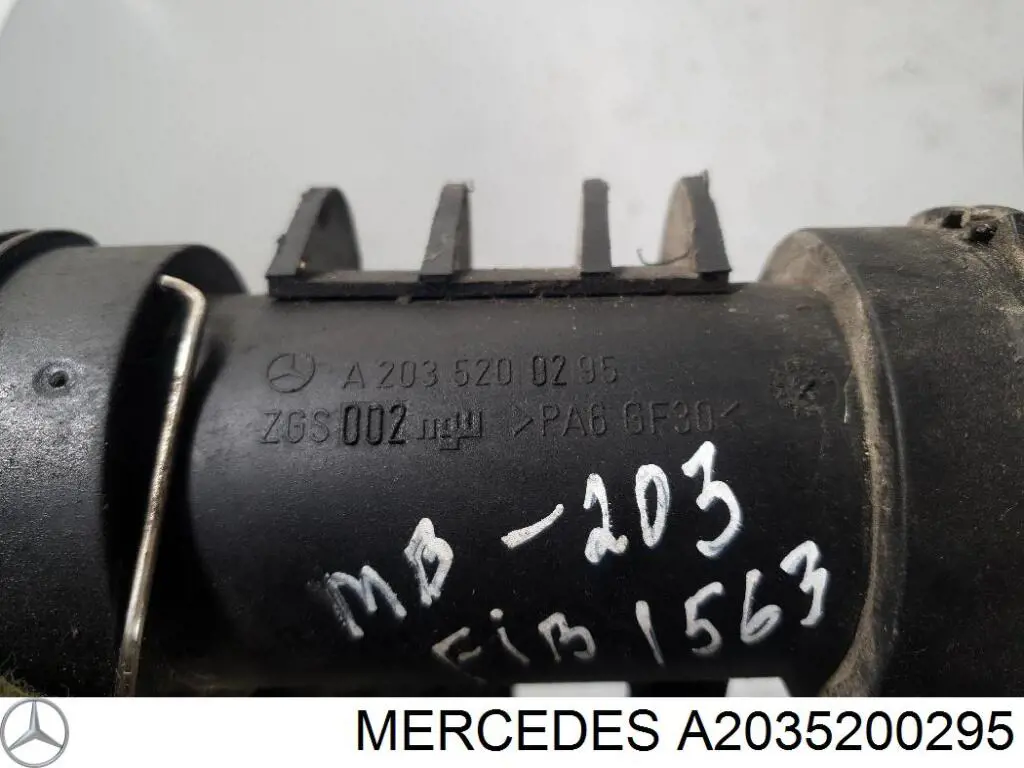 Compre A2035200295 Mercedes Mangueira (cano derivado) de intercooler