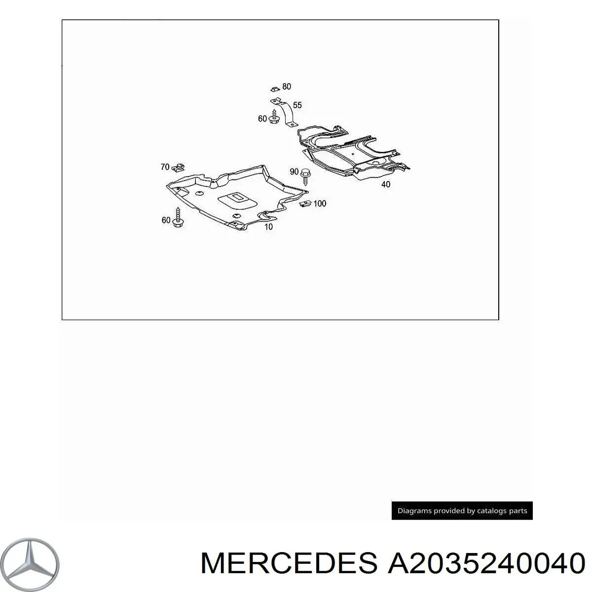 A2035240040 Mercedes 