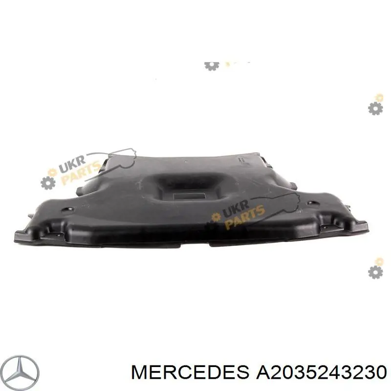 Compre A2035243230 Mercedes Proteção de motor, de panela (da seção de motor)