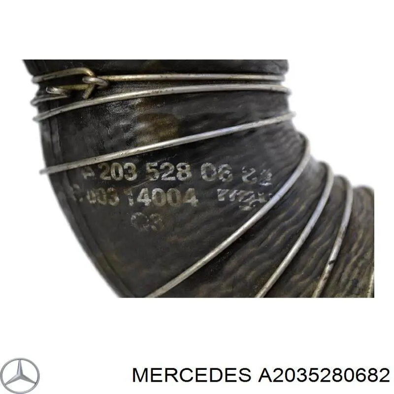 Compre A2035280682 Mercedes Mangueira (cano derivado) de intercooler
