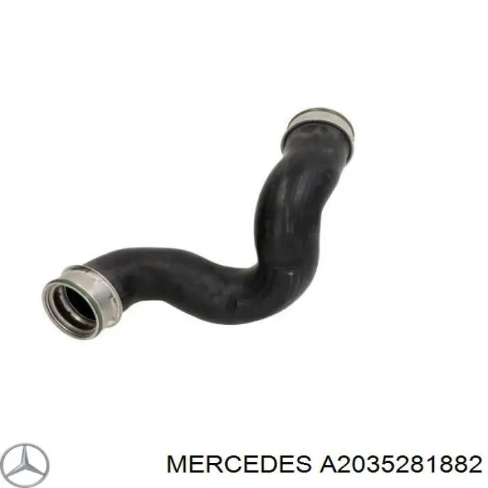 A2035281882 Mercedes Mangueira (cano derivado) de intercooler