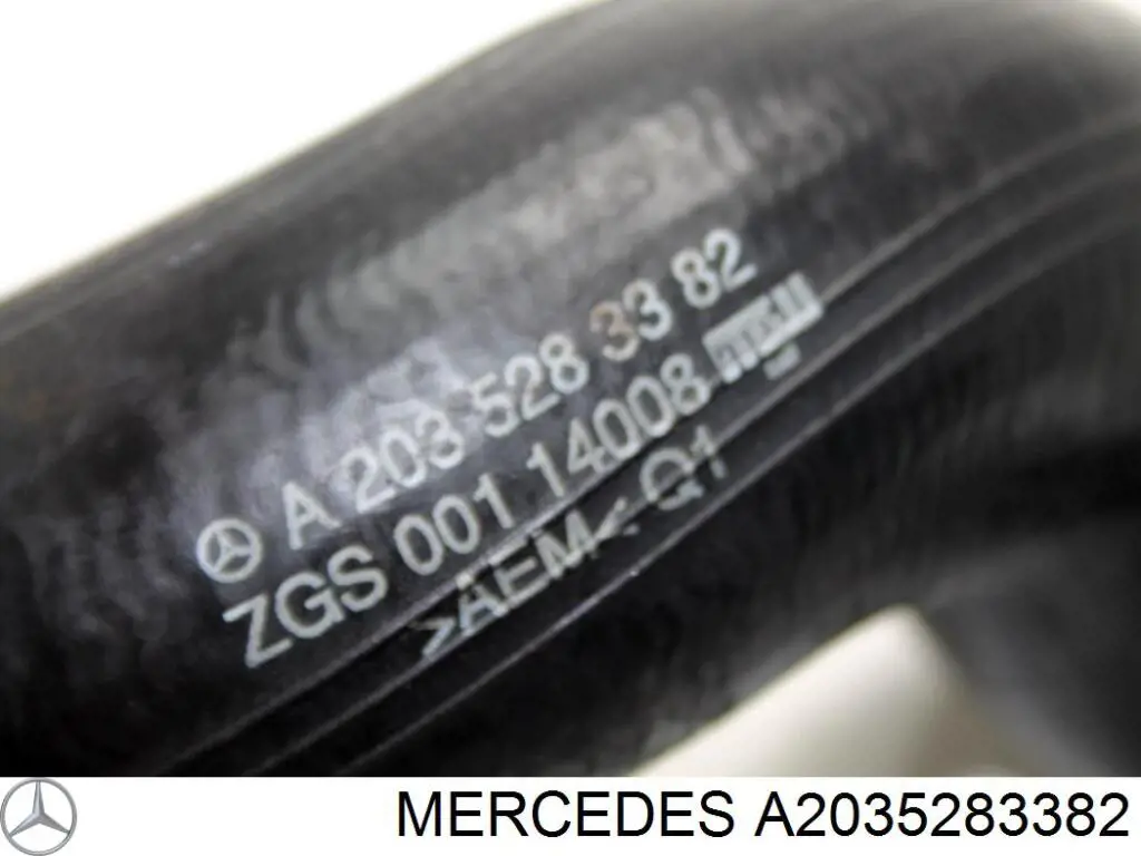 A2035283382 Mercedes Mangueira (cano derivado) de intercooler