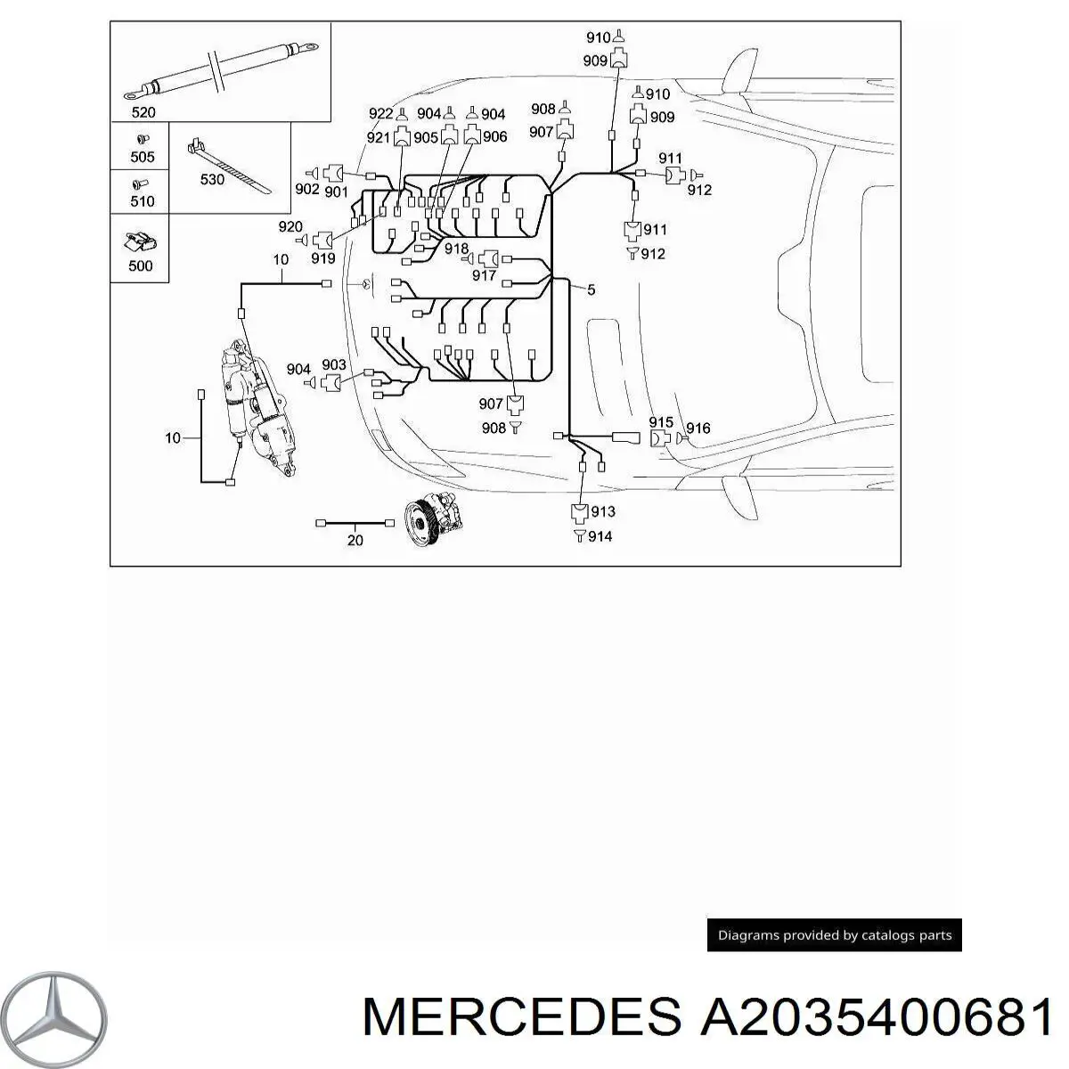 A2035400681 Mercedes 