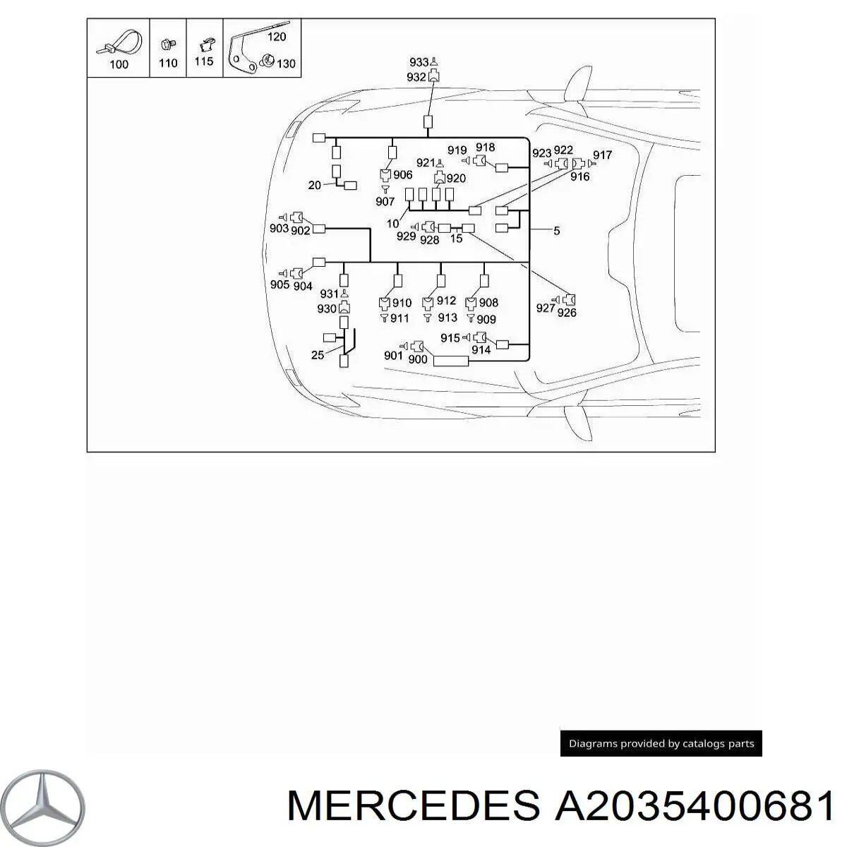  Mercedes A2035400681 preço, a partir de 33,21 USD