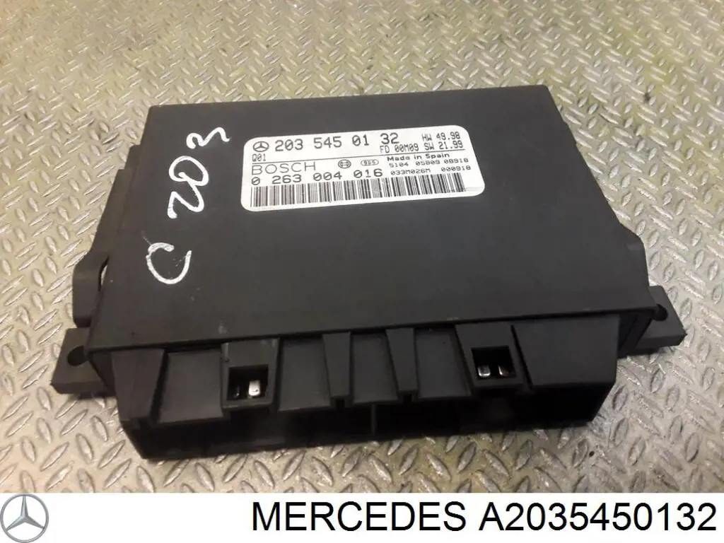 2095450032 Mercedes Módulo de direção (Centralina eletrônica) de sensor de estacionamento