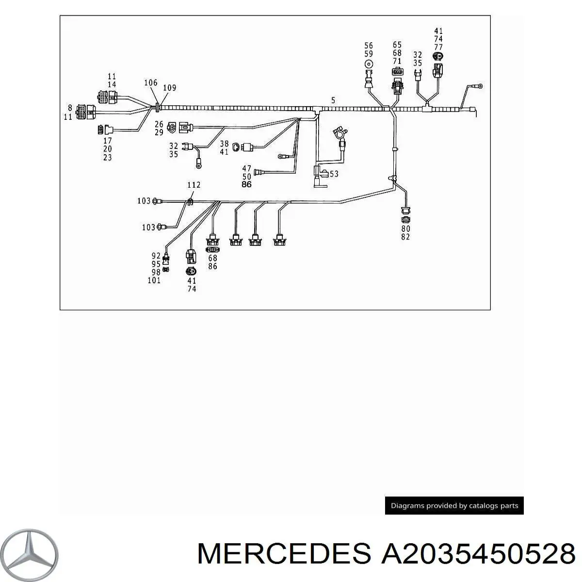 A2035450528 Mercedes 