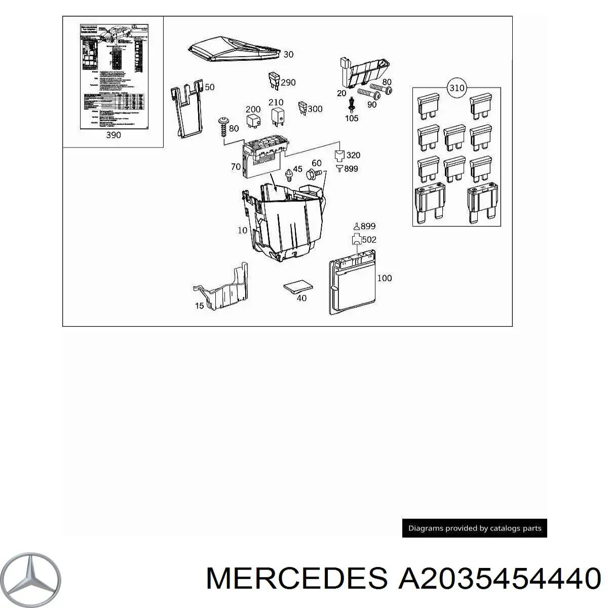  Mercedes A2035454440 preço, a partir de 28,39 USD