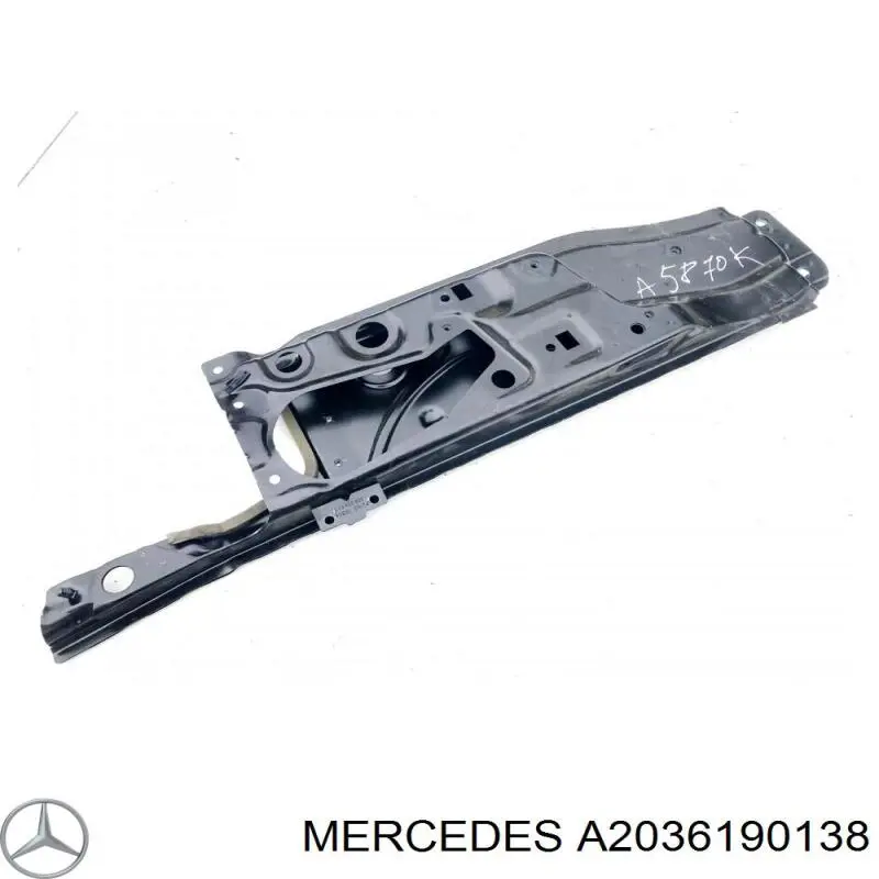 A2036191138 Mercedes Proteção de fundo esquerda