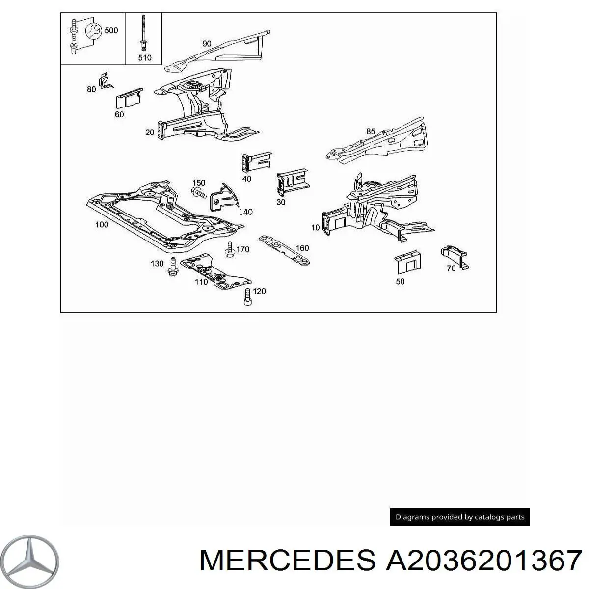 A2036201367 Mercedes 
