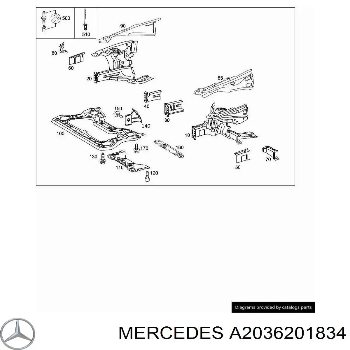 A2036201834 Mercedes 