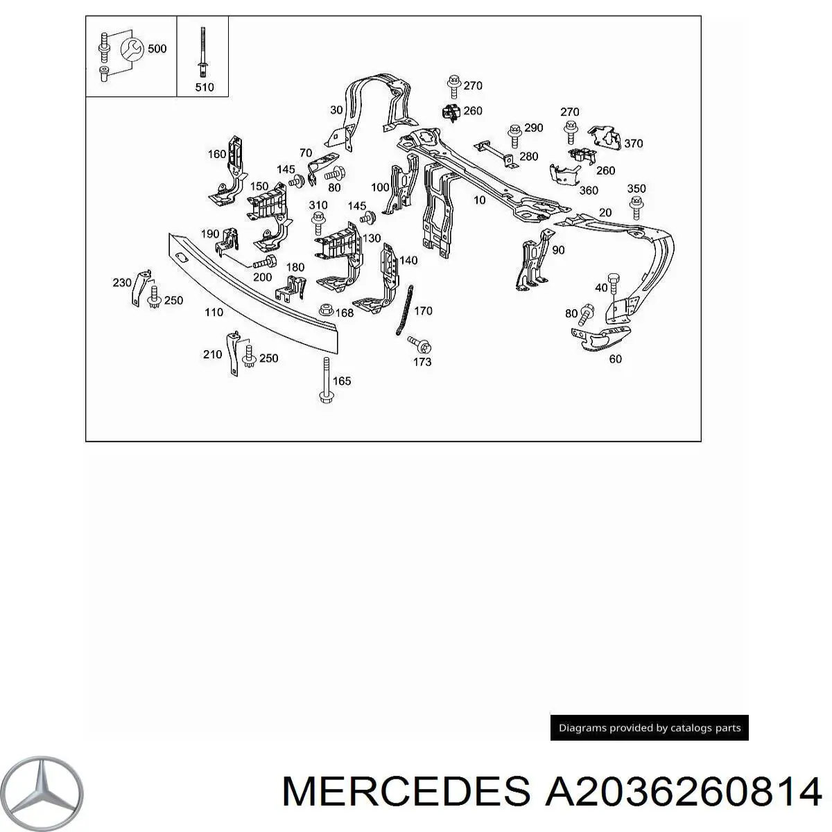 A2036260814 Mercedes 