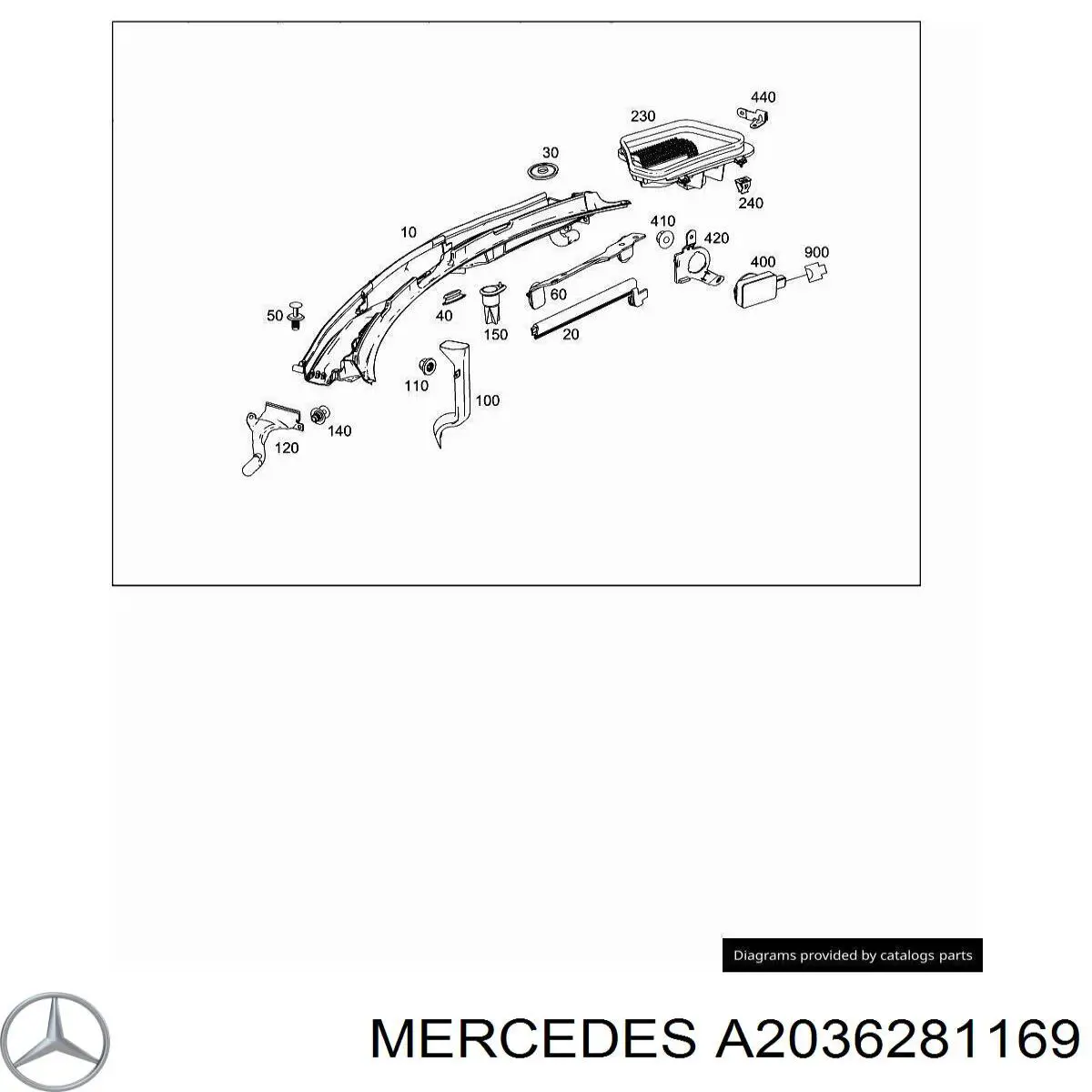 A2036281169 Mercedes 