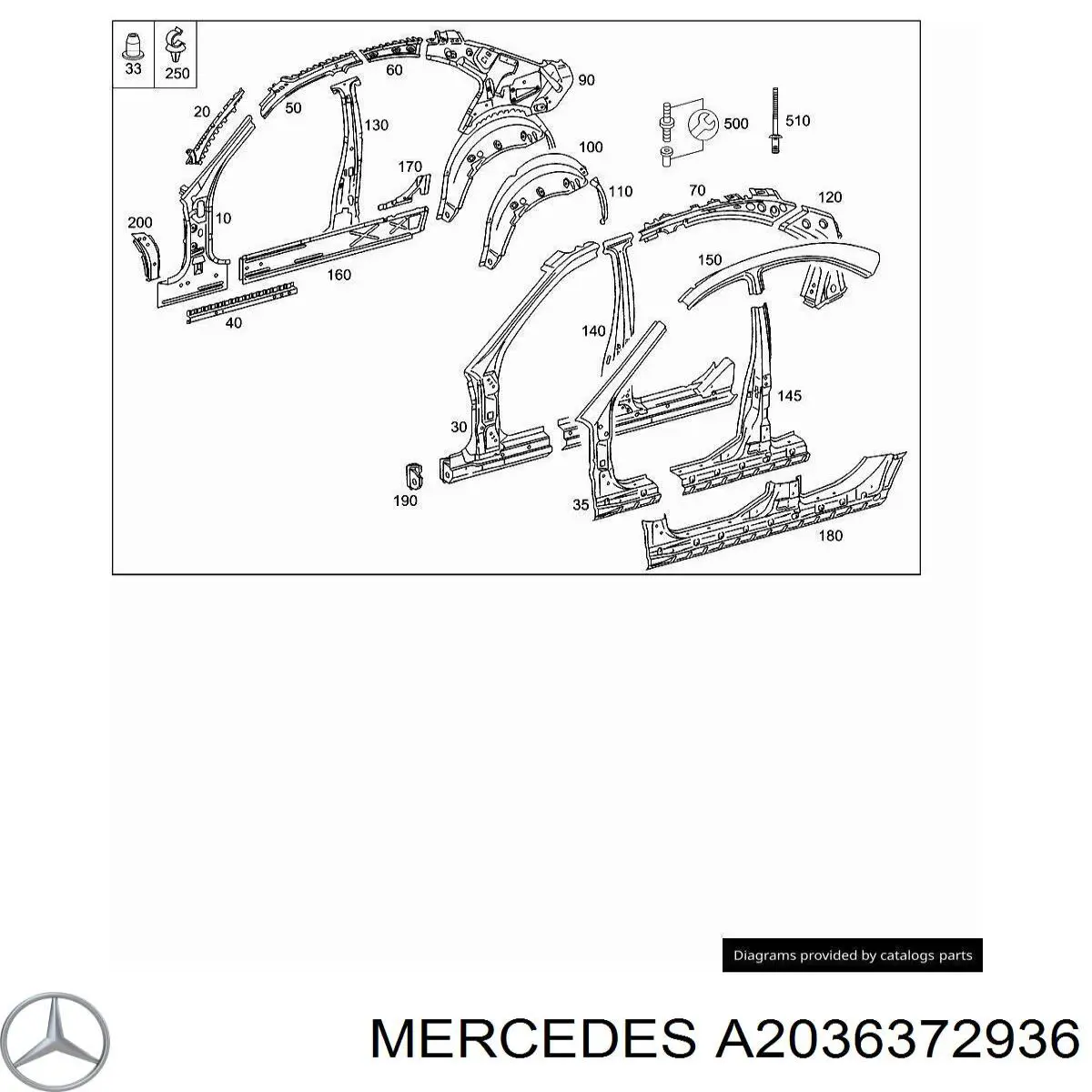 A2036372936 Mercedes 