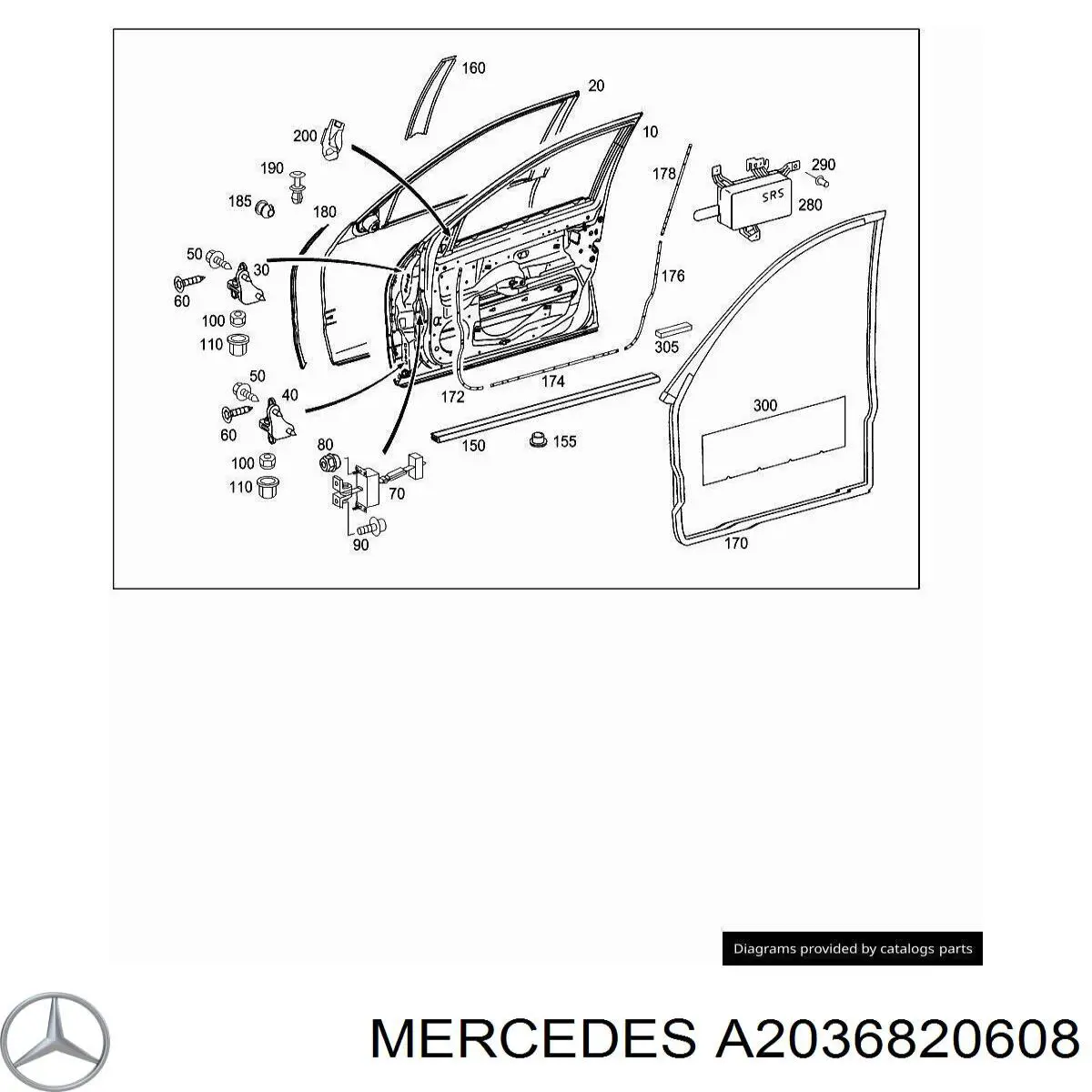 A2036820608 Mercedes 