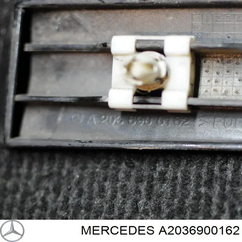A20369001629999 Mercedes Moldura do pára-lama dianteiro esquerdo