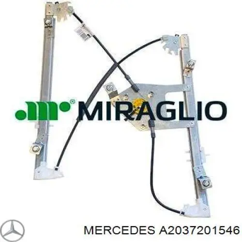 Mecanismo de acionamento de vidro da porta dianteira esquerda Mercedes A2037201546 preço, a partir de 68,56 USD