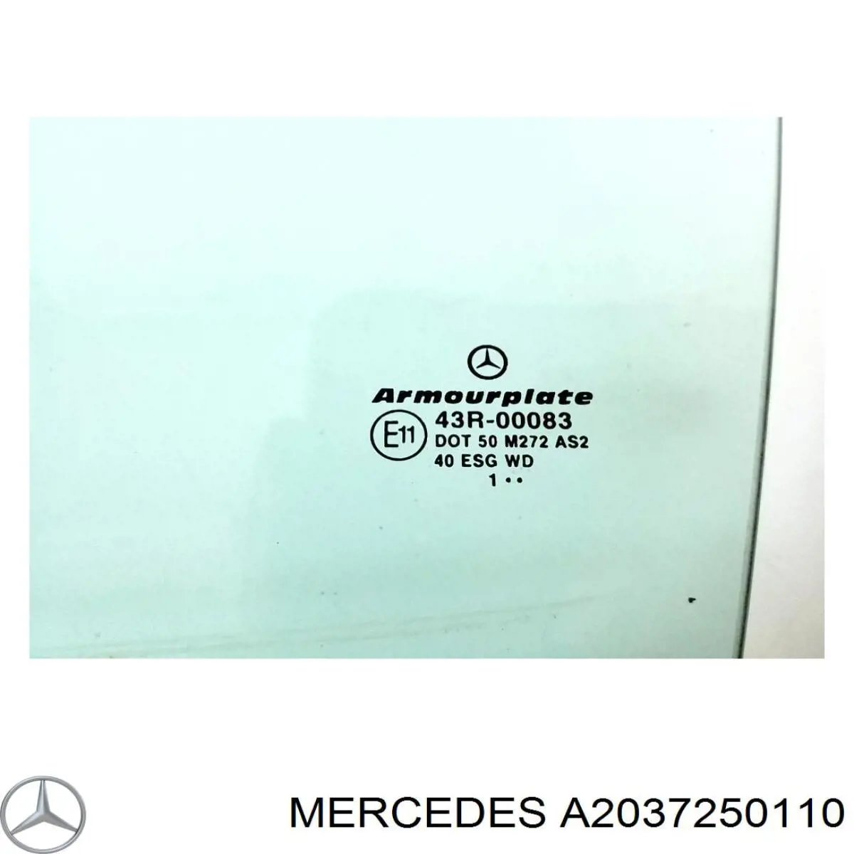 Vidro da porta dianteira esquerda Mercedes A2037250110 preço, a partir de 44,27 USD