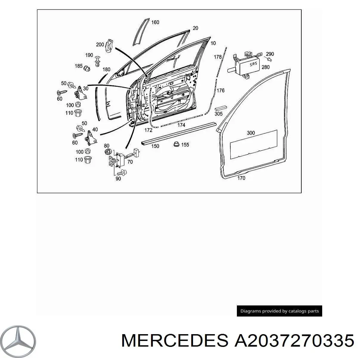 A2037270335 Mercedes 