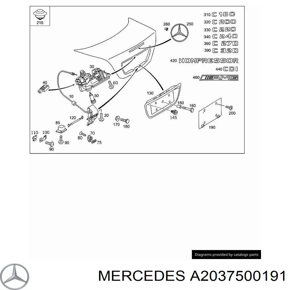  Mercedes A2037500191 preço, a partir de  