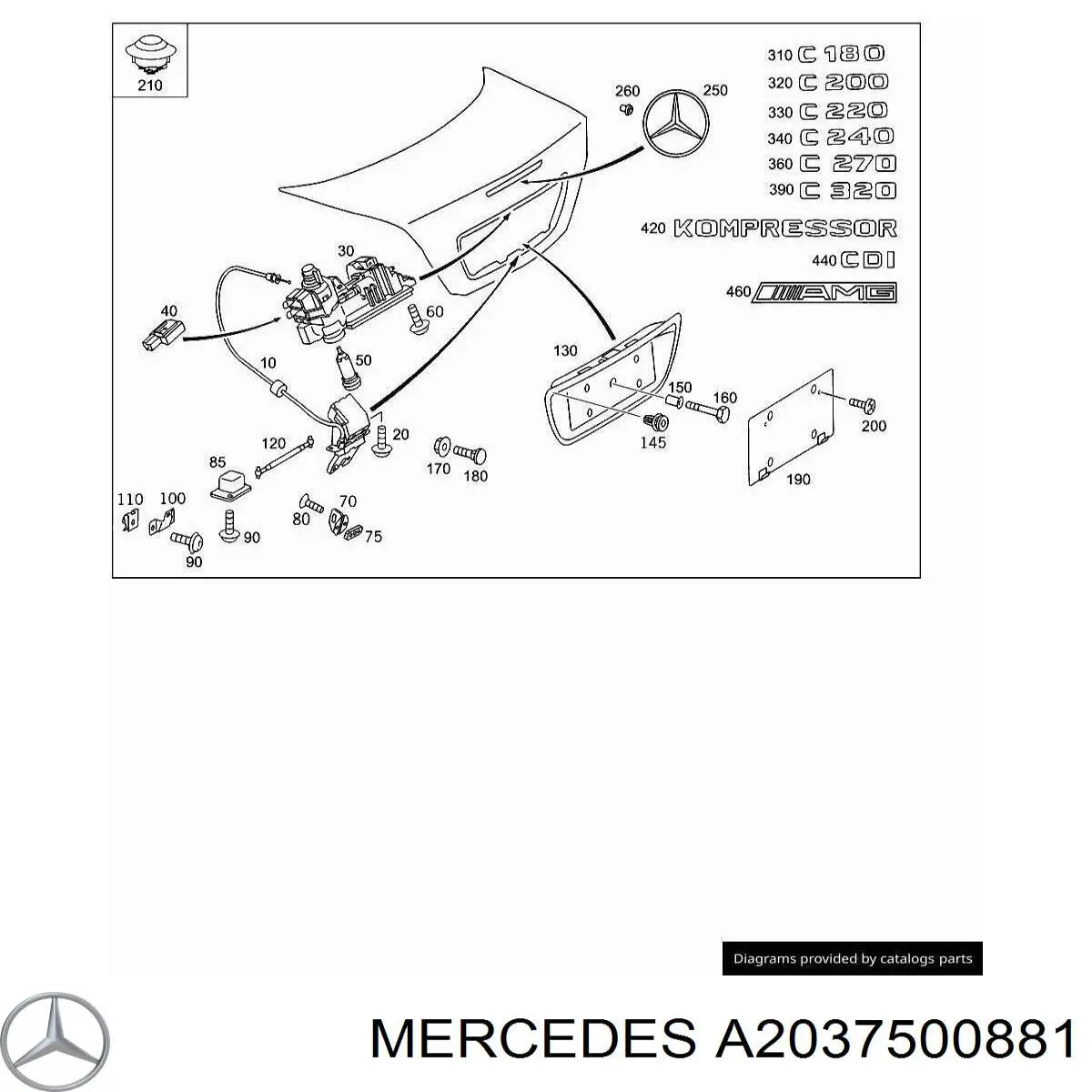 A2037500881 Mercedes 