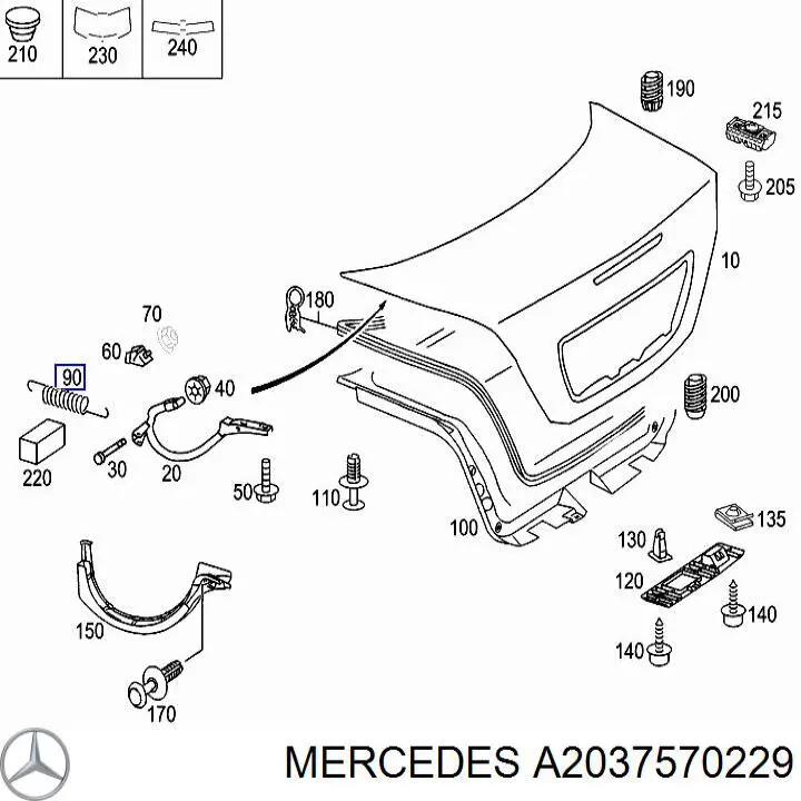 A2037570229 Mercedes 