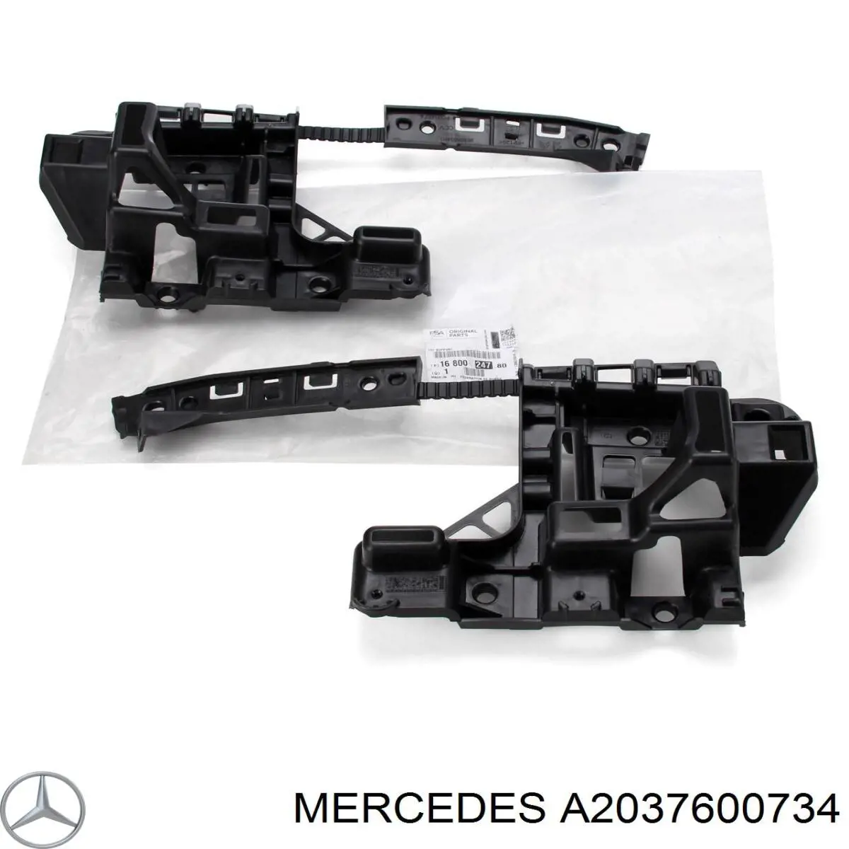 A2037600734 Mercedes Suporte de maçaneta externa da porta dianteira esquerda