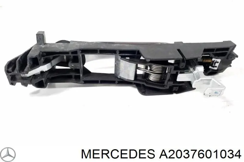 A2037601034 Mercedes Suporte de maçaneta externa da porta traseira direita