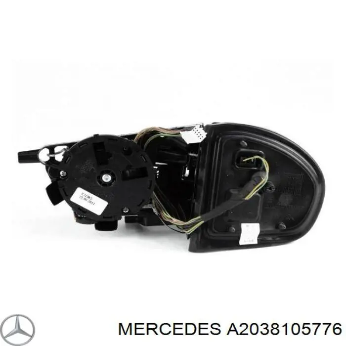 A2038105776 Mercedes Espelho de retrovisão esquerdo