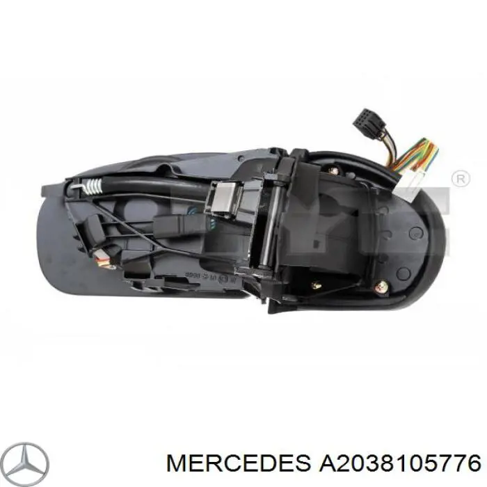 Espelho de retrovisão esquerdo Mercedes A2038105776 preço, a partir de 258,79 USD