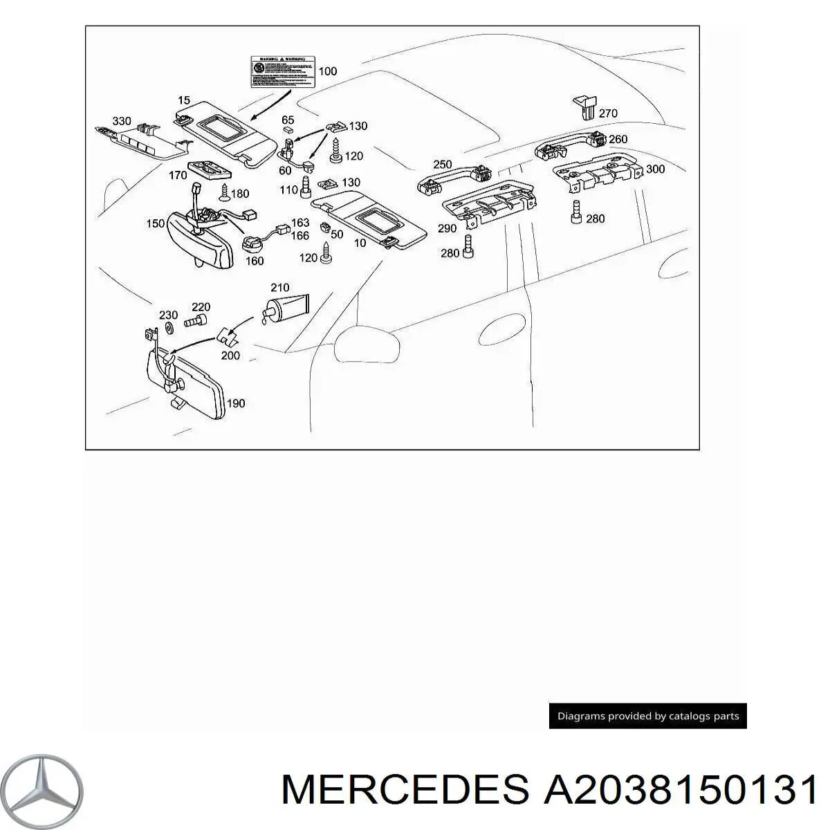 A2038150131 Mercedes 