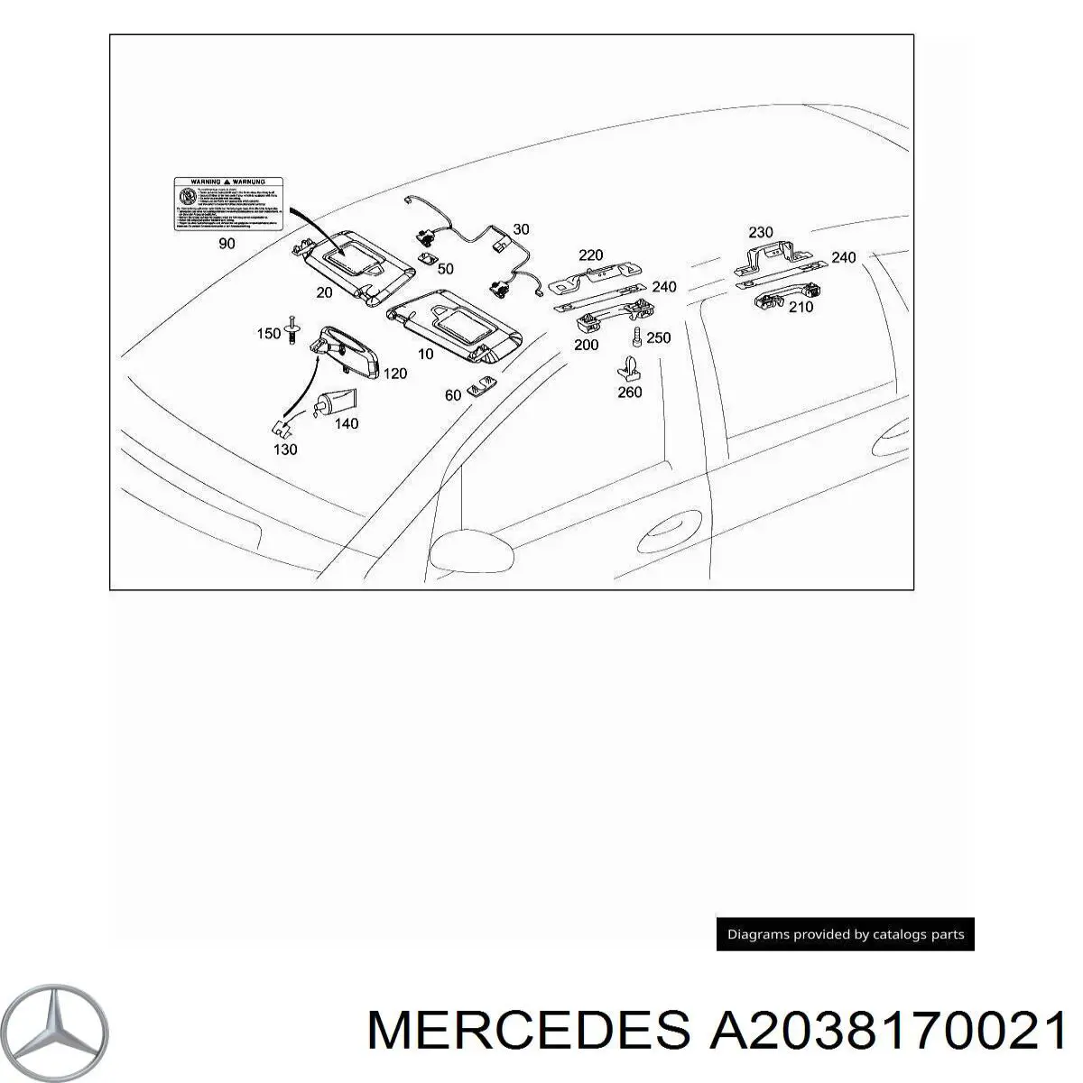  Mercedes A2038170021 preço, a partir de 15,84 USD