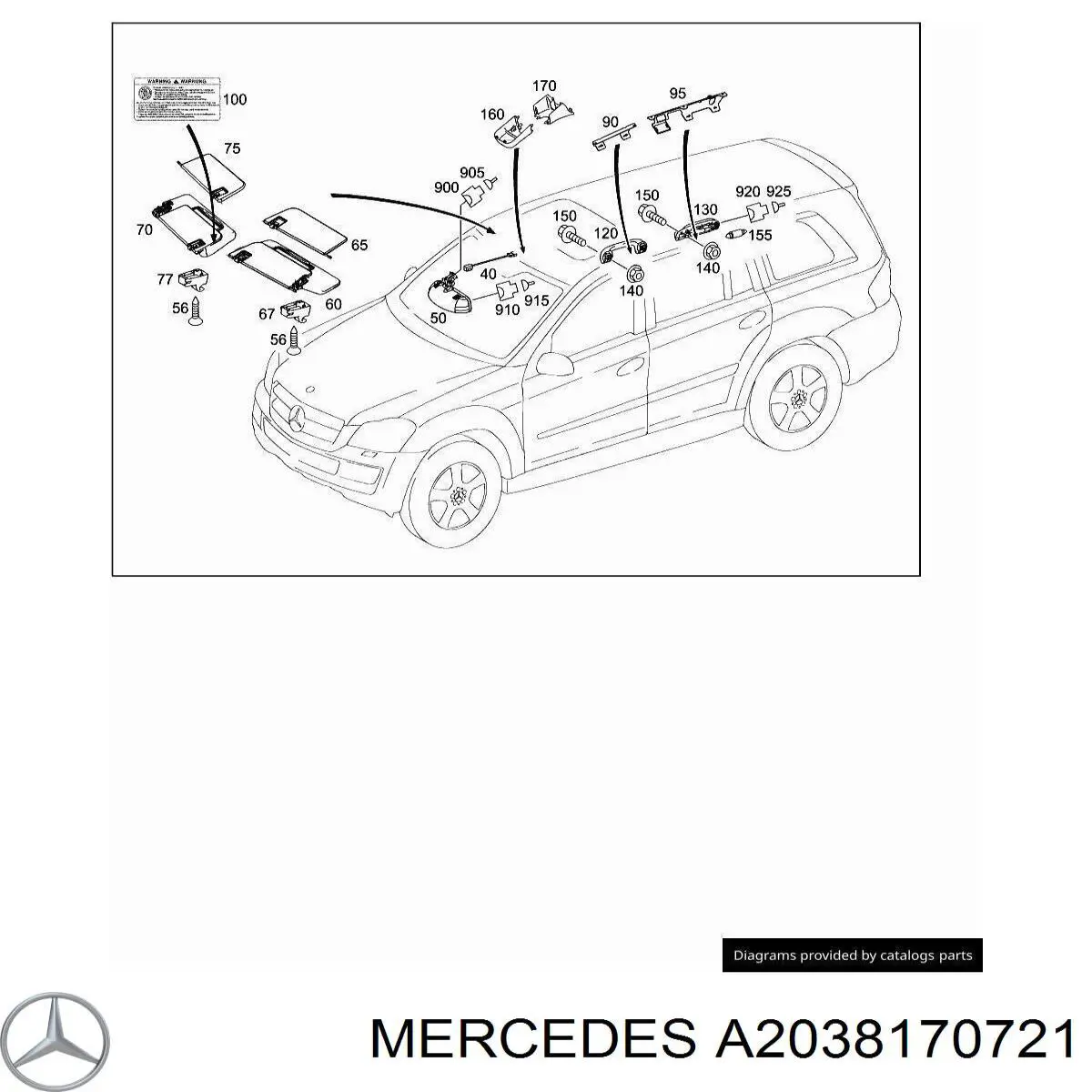A2038170721 Mercedes 