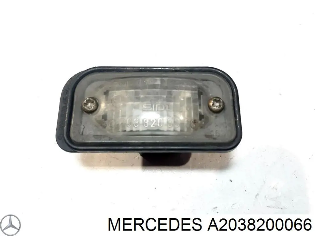 Lanterna da luz de fundo de matrícula traseira Mercedes A2038200066 preço, a partir de 26,95 USD