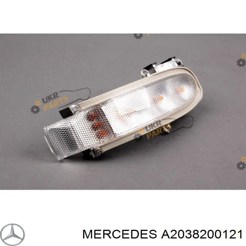 A2038200121 Mercedes Pisca-pisca de espelho esquerdo