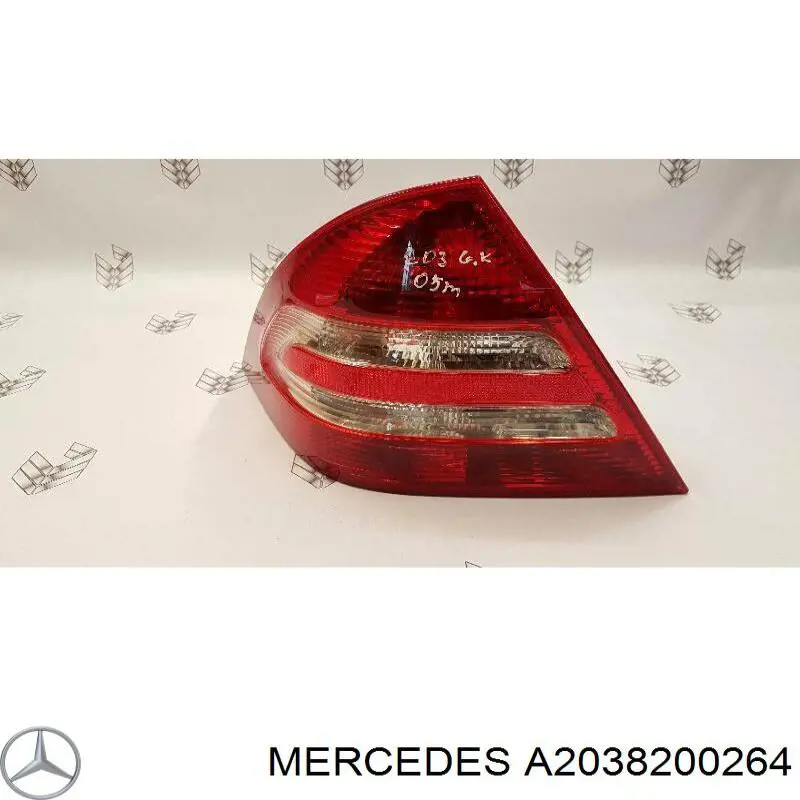 Compre A2038200264 Mercedes Lanterna traseira direita