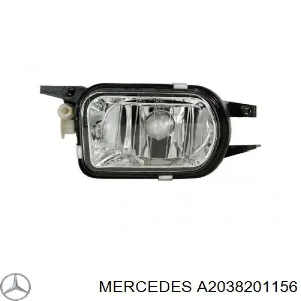 A2038201156 Mercedes Luzes de nevoeiro esquerdas