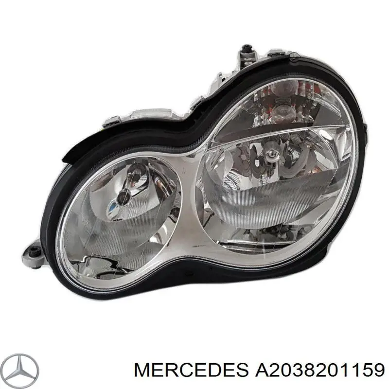 A2038201159 Mercedes Luz esquerda