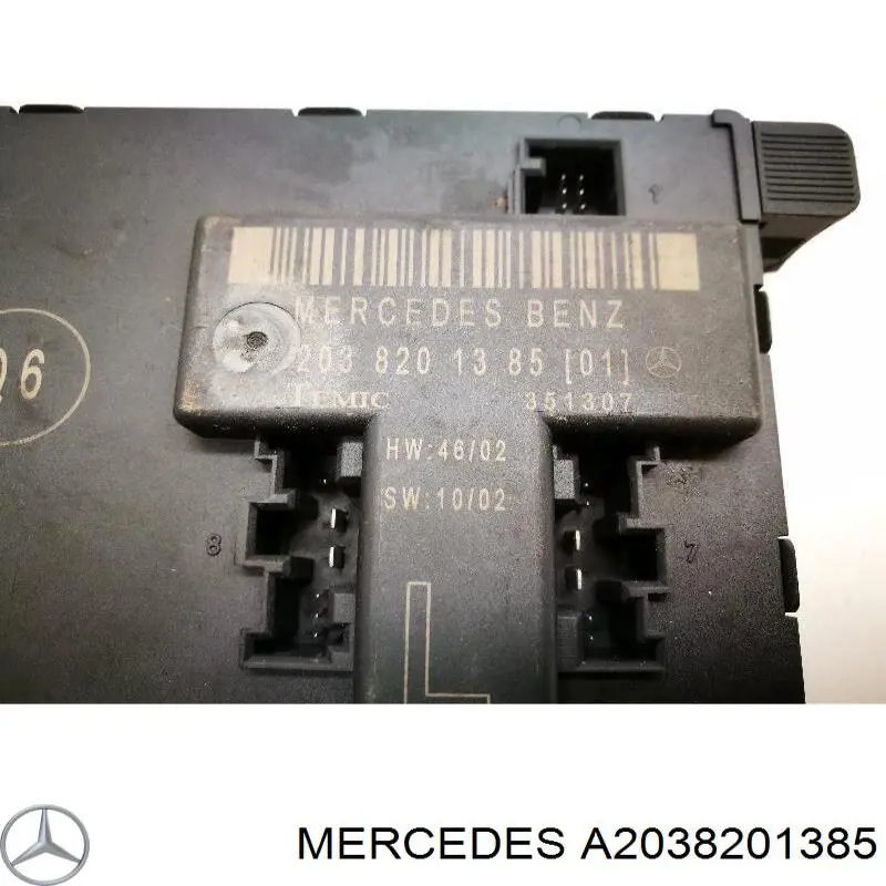 A2038201385 Mercedes Módulo de conforto da porta dianteira