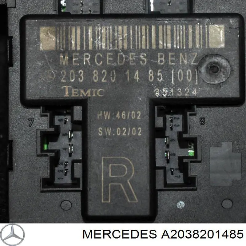 A2038201485 Mercedes Módulo de conforto da porta dianteira