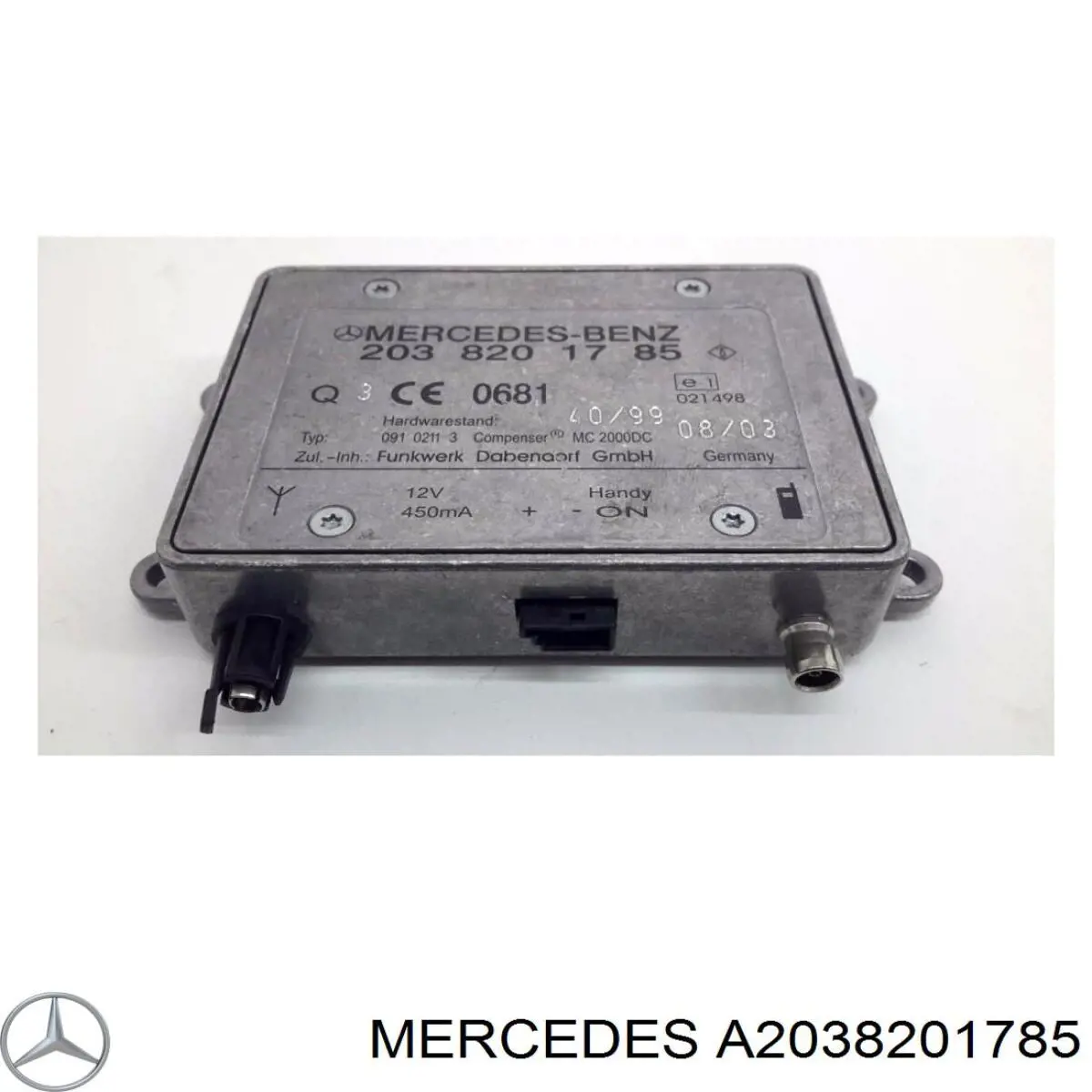 Reforçador do sinal de antena Mercedes A2038201785 preço, a partir de 40,86 USD