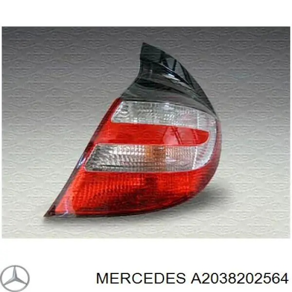 A2038202564 Mercedes Lanterna traseira esquerda