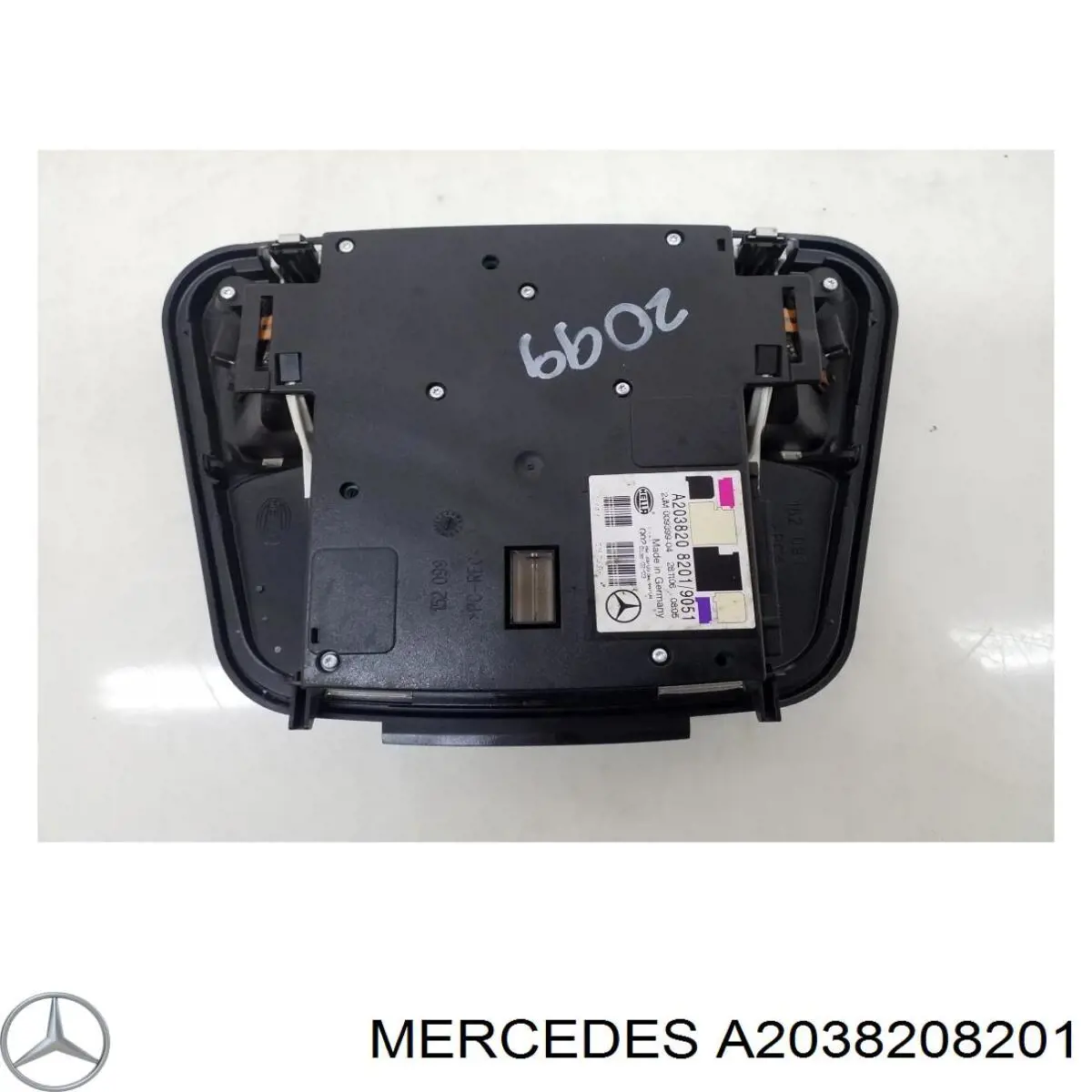 Quebra-luz de iluminação de salão (de cabina) A2038208201 Mercedes