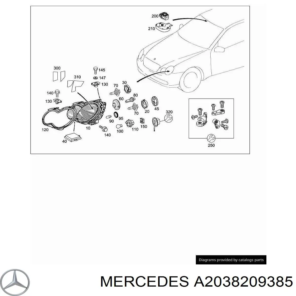 Unidade de encendido (xénon) Mercedes 1307329072 preço, a partir de 128,56 USD