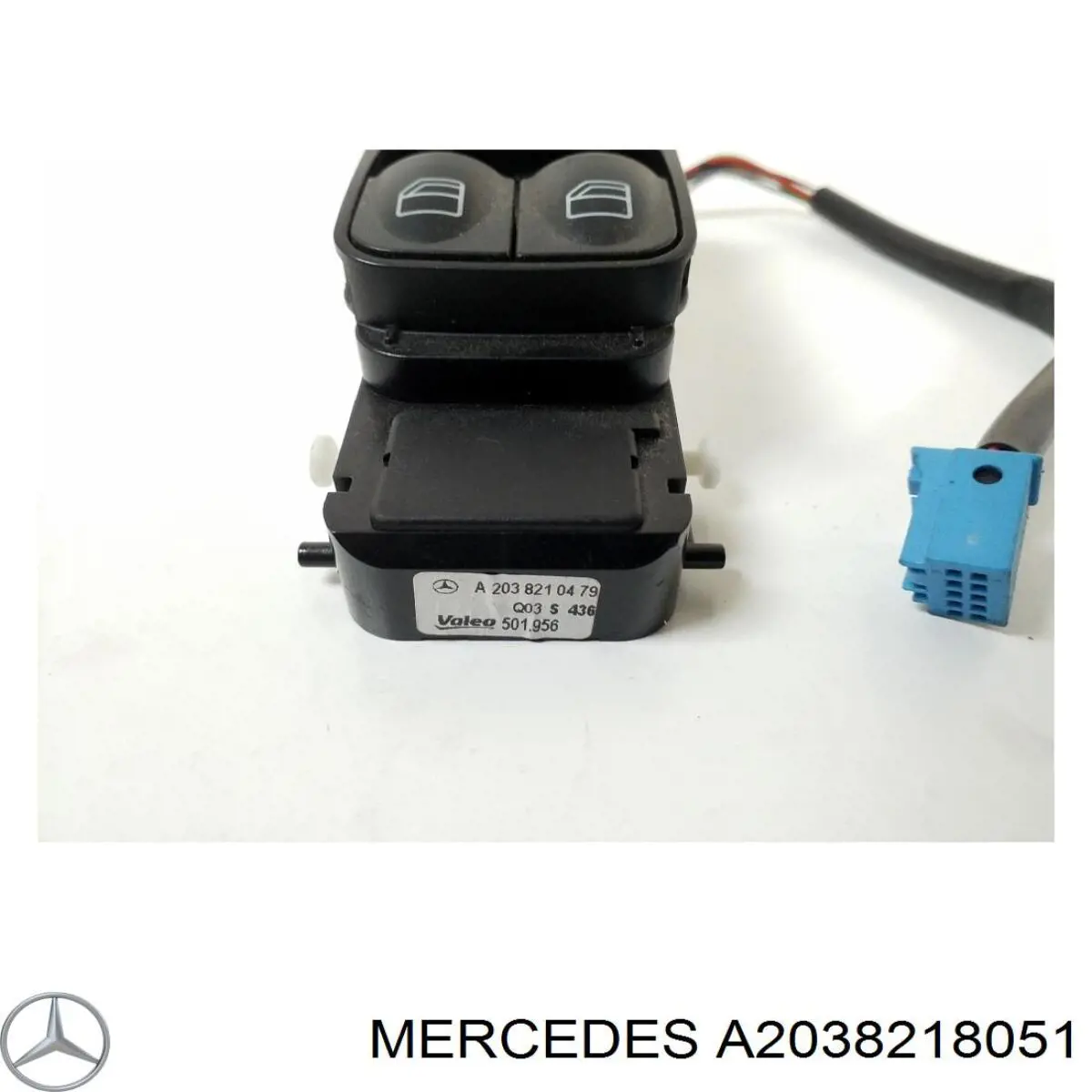 Compre 2038218051 Mercedes Unidade de botões dianteira esquerda de controlo de elevador de vidro