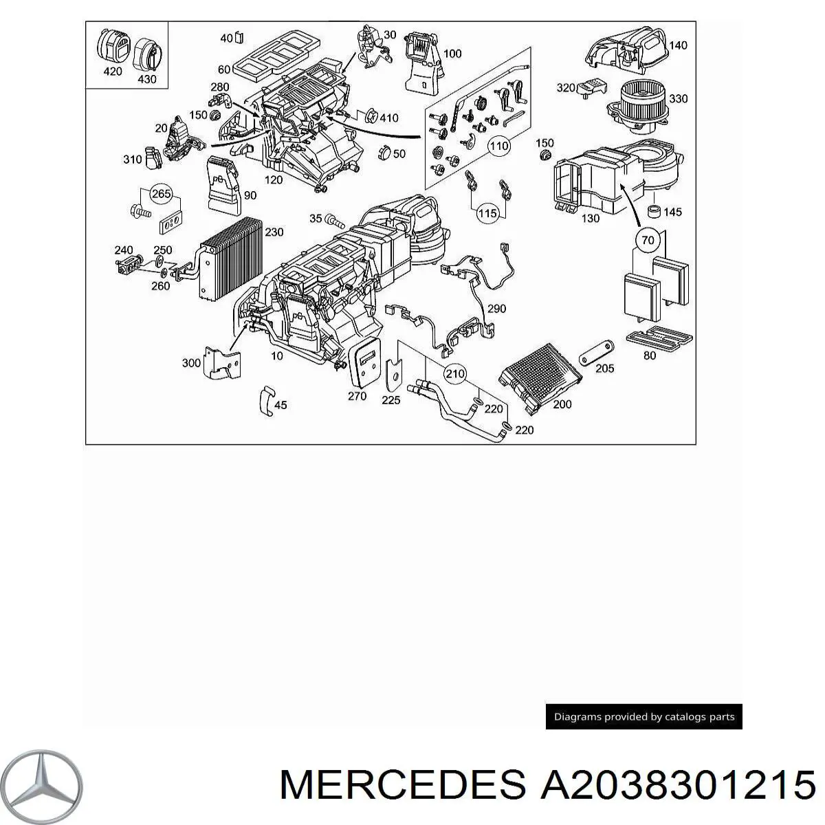  Mercedes A2038301215 preço, a partir de 134,39 USD