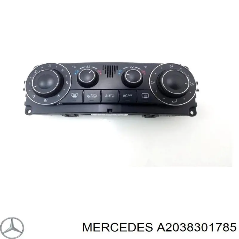 Unidade de controlo dos modos de aquecimento/condicionamento Mercedes A2038301785 preço, a partir de 74,75 USD
