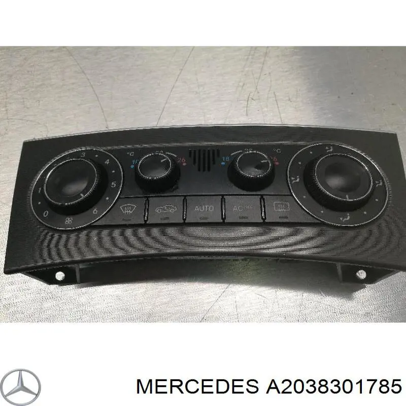 Compre A2038301785 Mercedes Unidade de controlo dos modos de aquecimento/condicionamento