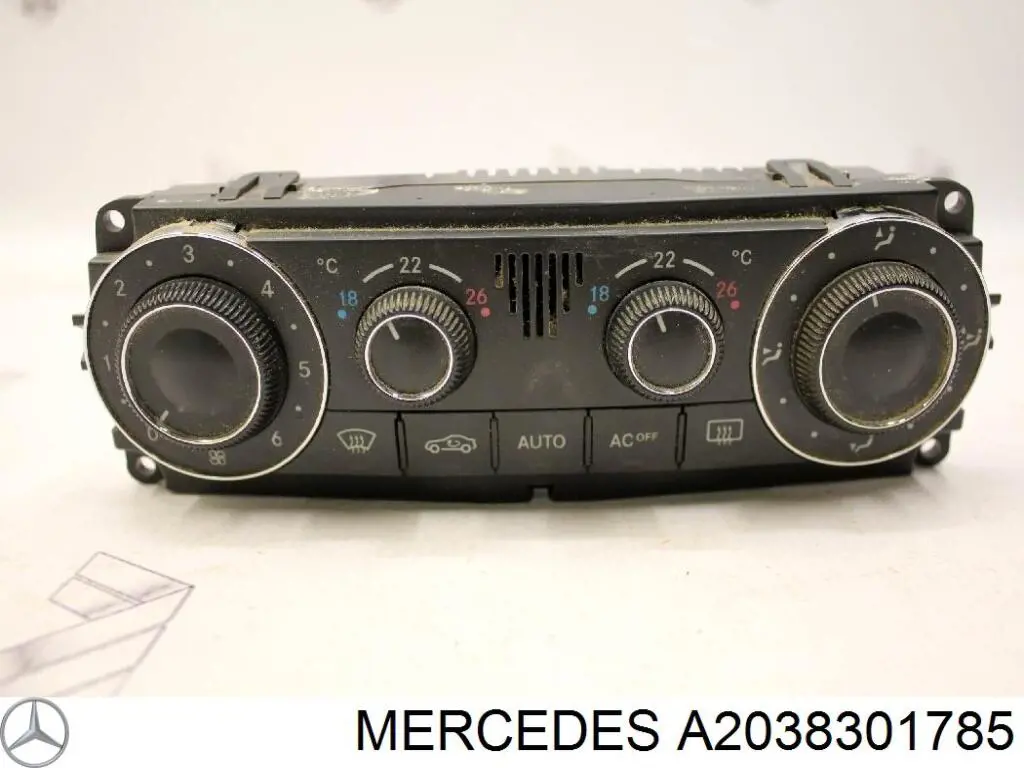 Unidade de controlo dos modos de aquecimento/condicionamento Mercedes A2038301785