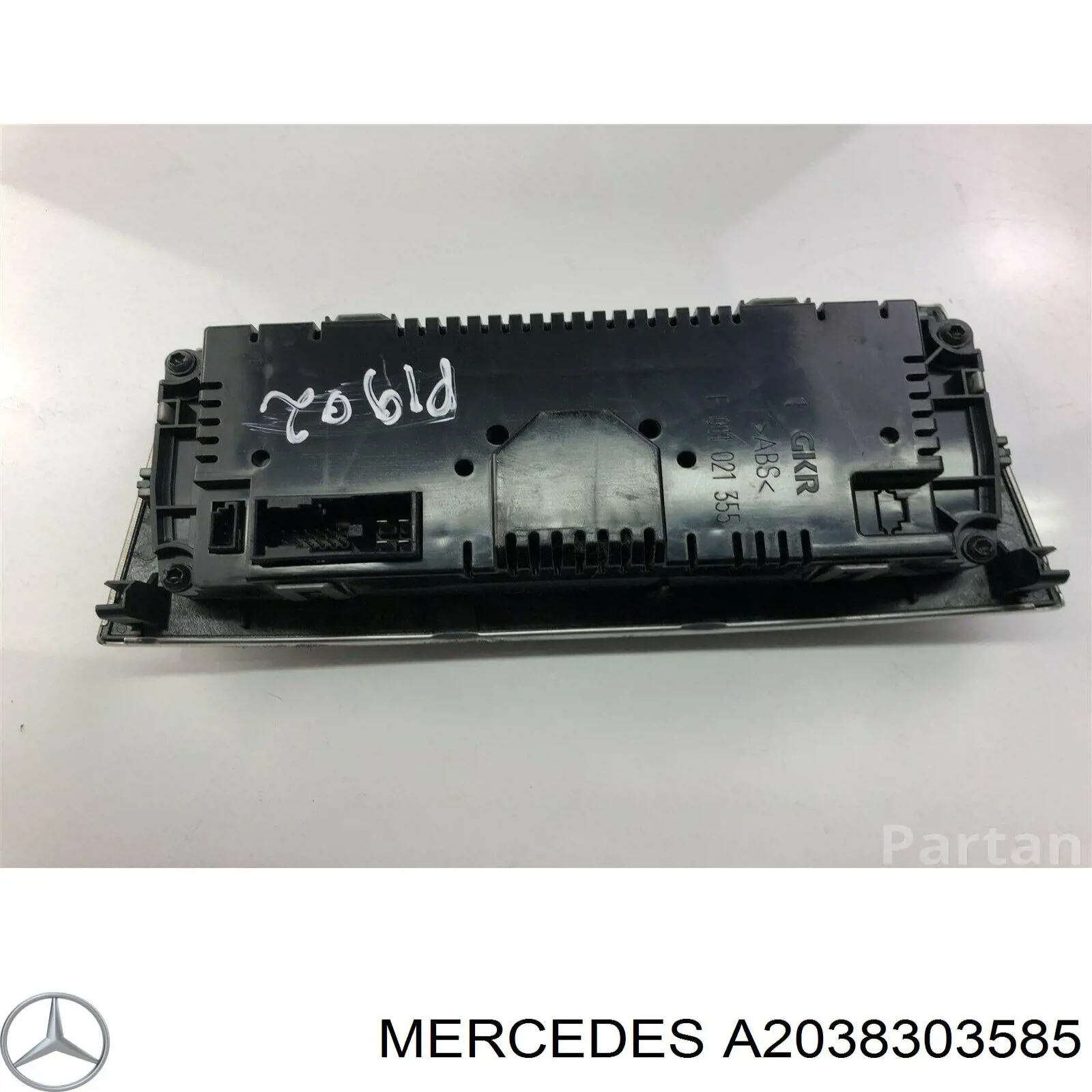 Unidade de controlo dos modos de aquecimento/condicionamento Mercedes A2038304085